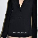 $238 New BCBG Max Azria Black "Noreen" Double Breasted Jacket M