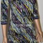 $138 New BCBG Max Azria Black Combo Print Jersey Cocktail Party Dress S