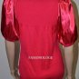 $198 New BCBG Max Azria Azalea Silk Cotton Cocktail Party Shirt Top L