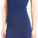 $238 New BCBG Max Azria "Luc" Classic Blue Crochet Cocktail Party Dress NWT XXS