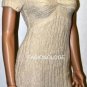 $198 New BCBG Max Azria Corozo Wool Blend Cowl Neck Sweater Dress M