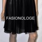 $248 New BCBG Max Azria Black Lace Embellished Chiffon Cocktail Dress 2