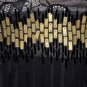 $248 New BCBG Max Azria Black Lace Embellished Chiffon Cocktail Dress 2