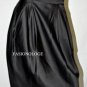 $188 New BCBG Max Azria Black Satin Pleated Above Knee Party Skirt 2