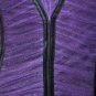 $248 New BCBG Max Azria Grape Deep Purple Tulle Ruched Short Cocktail Dress ~0~