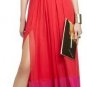 $358 New BCBG Max Azria Chiffon Red "Catarina" Cocktail Party Gown Dress NWT 8