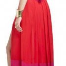 $358 New BCBG Max Azria Chiffon Red "Catarina" Cocktail Party Gown Dress NWT 6