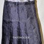 $278 New BCBG Max Azria Runway Light Grey Pleated Silk Party Skirt 4