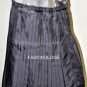 $278 New BCBG Max Azria Runway Light Grey Pleated Silk Party Skirt 4