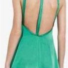 $178 New BCBG Max Azria "Abbey" Kelly Green Stud Cocktail Party Top M
