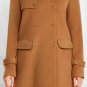 $398 New BCBG Max Azria Camel Wool Cashmere Woven Coat Jacket M