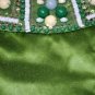 $298 New BCBG Max Azria Artichoke Embellished Silk Satin Woven Cocktail Dress 10