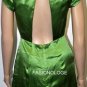 $298 New BCBG Max Azria Artichoke Embellished Silk Satin Woven Cocktail Dress 10