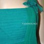 $248 New BCBG Max Azria Ultra Green Shirred Chiffon Cocktail Party Dress 2
