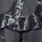 $398 New BCBG Max Azria Strapless Petal Silk Organza Black Cocktail Dress 4P
