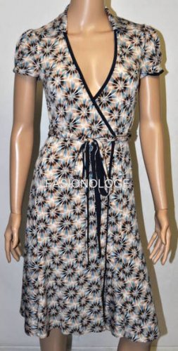 $218 New BCBG Max Azria Wheat Short Jersey Wrap Party Dress XXS