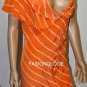 $238 New BCBG Max Azria Nectarine 100% Silk Cocktail Party Dress S