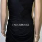 $198 New BCBG Max Azria Black Draped Modal Jersey Cocktail Party Dress 2