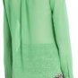 $158 New BCBG Max Azria "Anderson" Everest Green Silk Cocktail Party Top NWT M