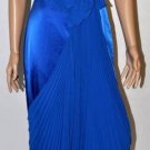 $448 New BCBG Max Azria Ultramarine Strapless Shiffon Satin Formal Dress Gown 4