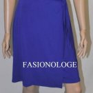 $198 New BCBG Max Azria Dregal Blue Halter Cocktail Party Dress M