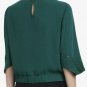 $278 New BCBG Max Azria "Marlene" Jewel Green Studded Cocktail Party Top S