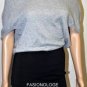 $208 New BCBG Heather Grey Dolman Sleeve Banded Power Skirt Cocktail Dress M
