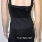 $178 New BCBG Max Azria Black Rayon Sequin Knit Cocktail Party Dress S