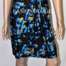 $248 New BCBG Max Azria Black Combo Stretch Jersey Party Dress S