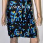 $248 New BCBG Max Azria Black Combo Stretch Jersey Party Dress S