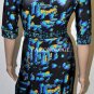 $248 New BCBG Max Azria Black Combo Stretch Jersey Party Dress S