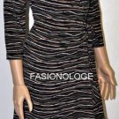 $218 New BCBG Max Azria Dusty Olive Combo Jersey Wrap Party Dress XSP