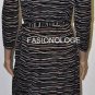 $218 New BCBG Max Azria Dusty Olive Combo Jersey Wrap Party Dress XSP