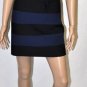 $298 New BCBG Max Azria Black Gold Hardware Faux Fur Cropped Jacket Coat M