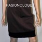 $258 New BCBG Max Azria Ink Combo Color Block Rayon Knit Cocktail Dress 6