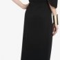 $388 New BCBG Max Azria "Luce" Black Stud Party Cocktail Gown Dress NWT S