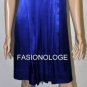 $340 New BCBG Max Azria Lark Spur Blue Silk Embellished Cocktail Dress 6