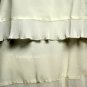 $308 New BCBG Max Azria White Tiered 100% Silk Cocktail Dress XXS