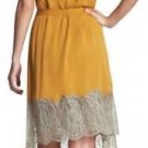 $598 New BCBG Max Azria Runway Amber Silk Lace Wrap Cocktail Party Dress NWT XXS