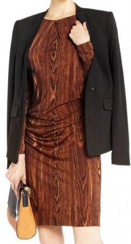 $138 New BCBG Max Azria "Olive" Draped Modal Cocktail Party Dress NWT S