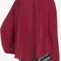 $188 New BCBG Max Azria "Jenelle" Sangria Silk Cocktail Party Top XS