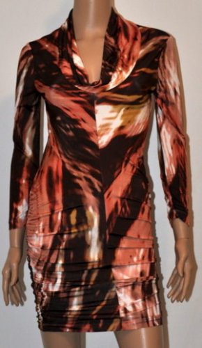 $198 New BCBG Max Azria Jersey Coffee Cocktail Dress S