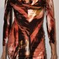 $198 New BCBG Max Azria Jersey Coffee Cocktail Dress S