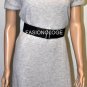 $228 New BCBG Wool Cashmere Light Heat Belted Ruffle Knit Sweater Dress M
