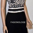 $208 New BCBG Max Azria One Shoulder Print Knit Jersey Party Dress M
