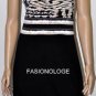 $208 New BCBG Max Azria One Shoulder Print Knit Jersey Party Dress M