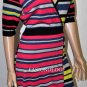 $238 New BCBG Max Azria "Elia" Black Silk Cotton Knit Party Sweater Dress XSP