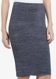 $178 New BCBG Max Azria "Slater" Medium Grey Bandage Power Skirt XS