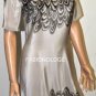 $298 New BCBG Max Azria Black Combo 100% Silk Shift Party Dress XS