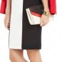 $228 New BCBG Max Azria "Lia" Black White Cocktail Party Dress NWT 12